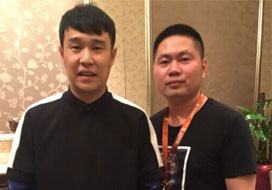 广州万事与明星合影