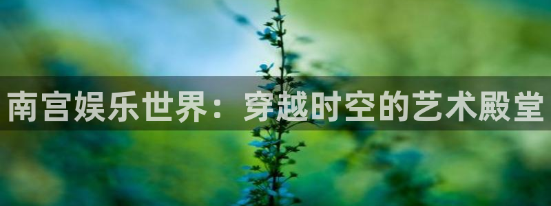 万事娱乐：南宫娱乐世界：穿越时空的艺术殿堂